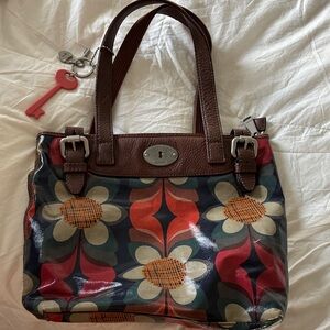 Fossil Multicolor Floral Shoulder Bag